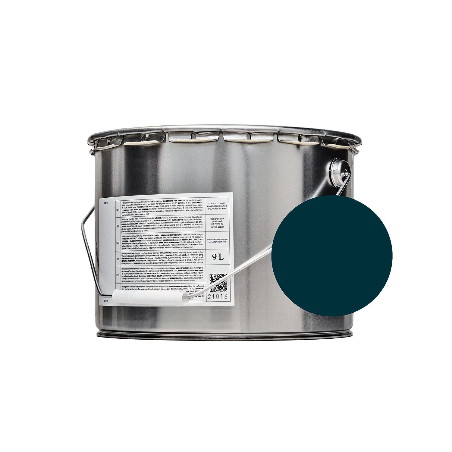 OLAVI matte finish interior paint dark navy blue | Cover Story x Iittala | Paint