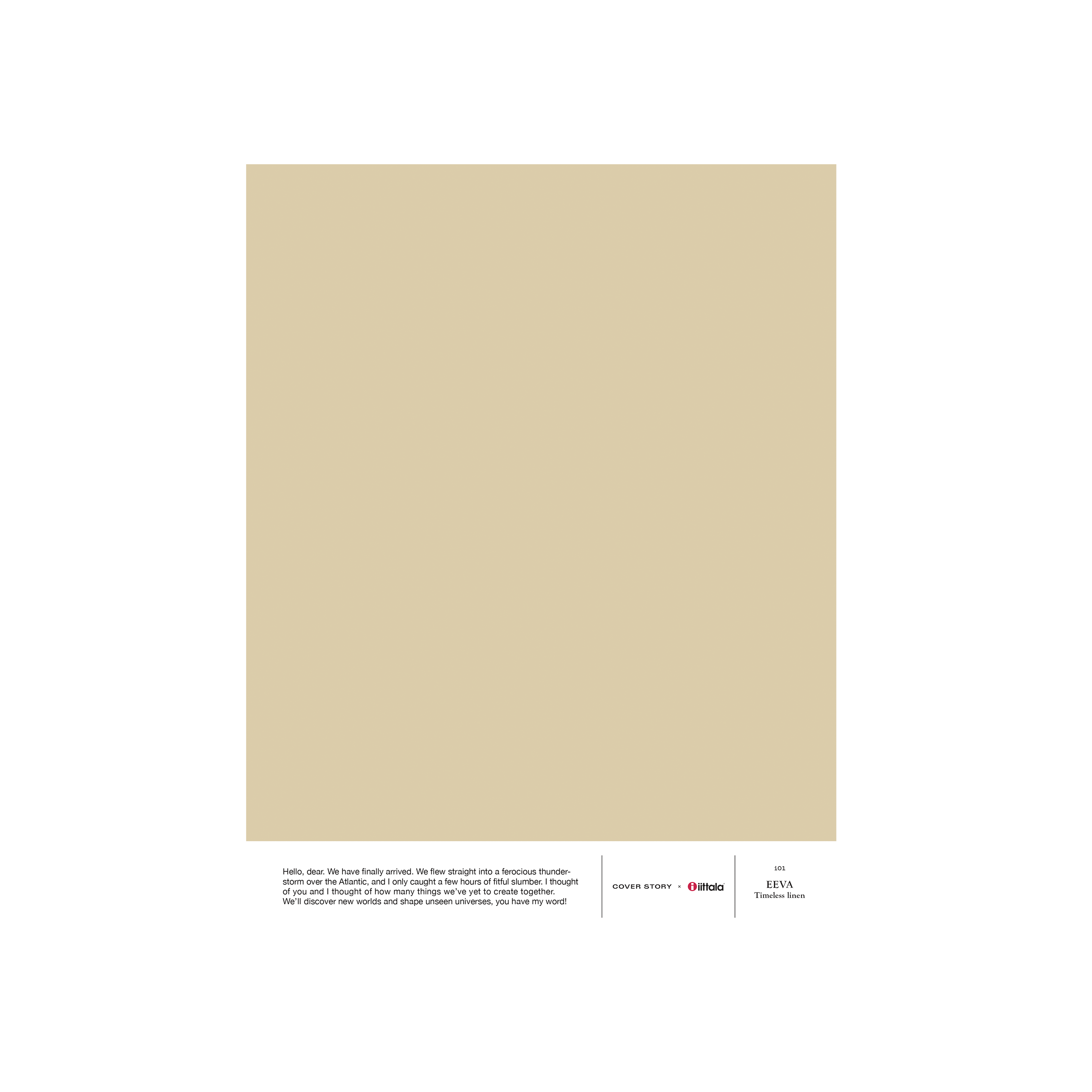 Beige paint sample set