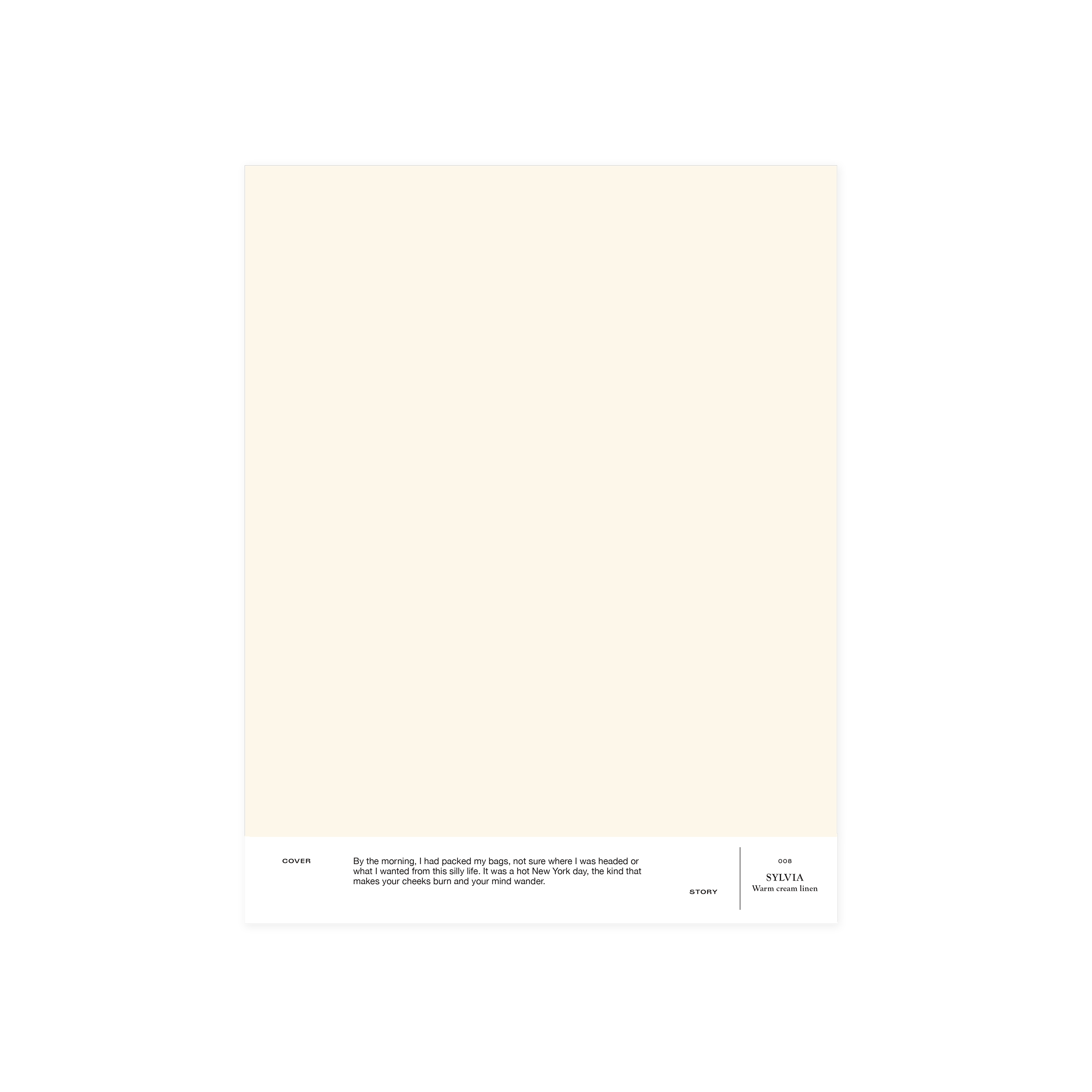 White paint sample set