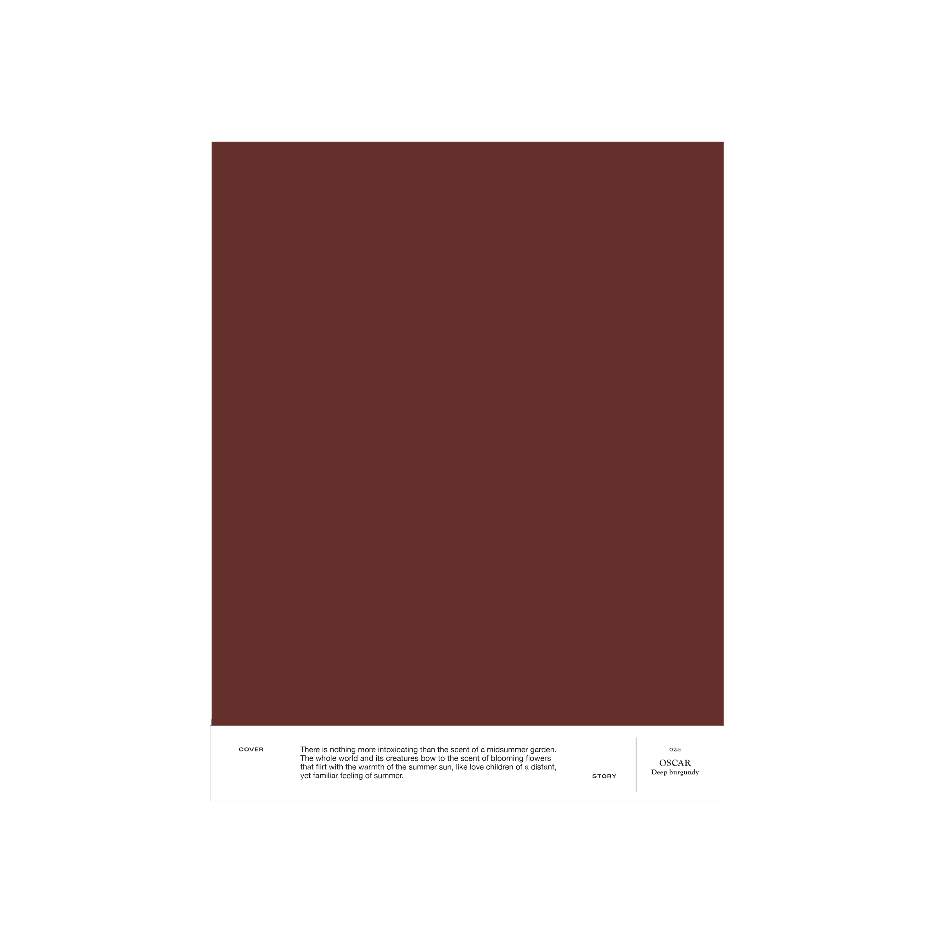 Deep burgundy interior paint Cover Story 025 OSCAR