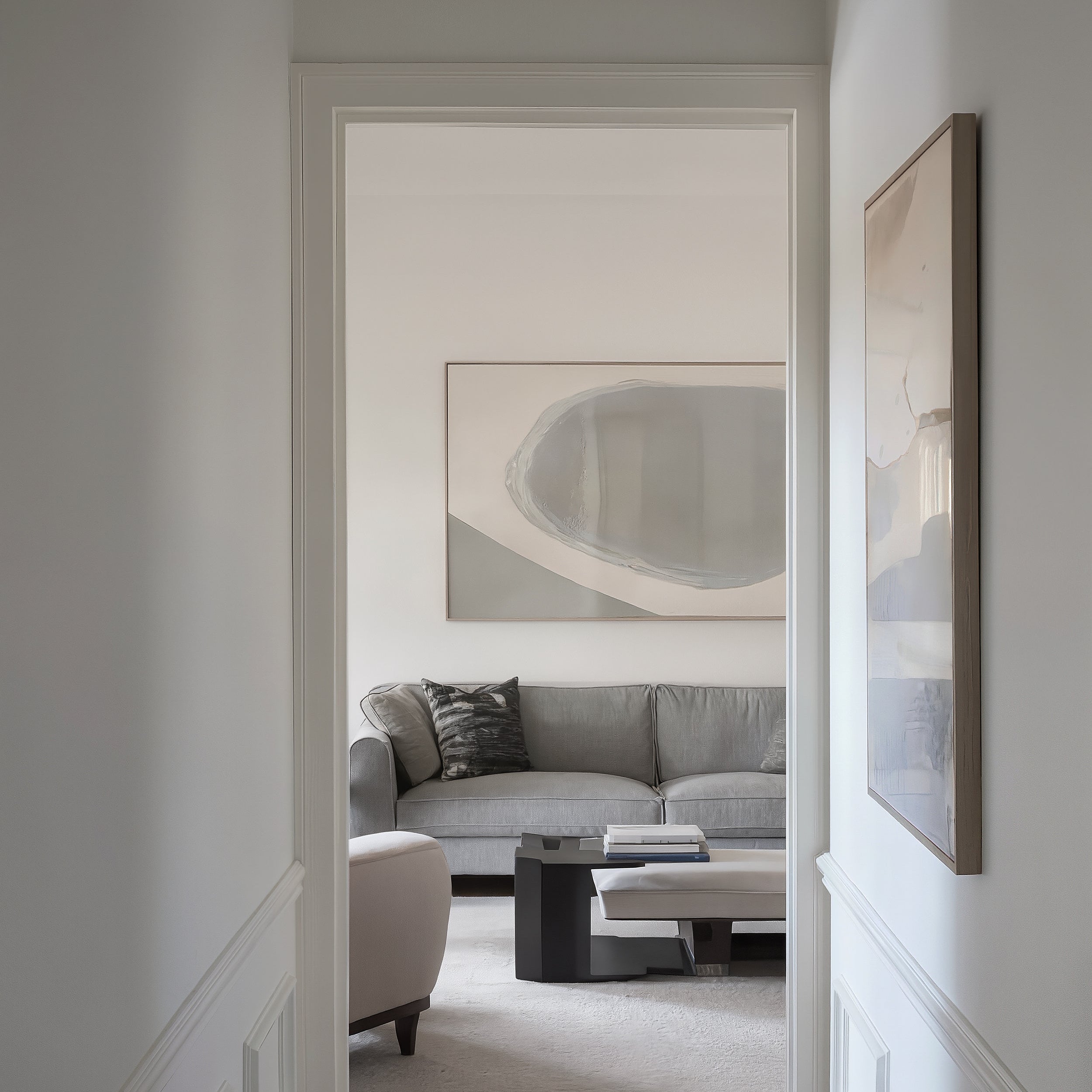 037 MINNA – Gentle all white | Plastic-free matte finish interior | Basics Collection | Paint